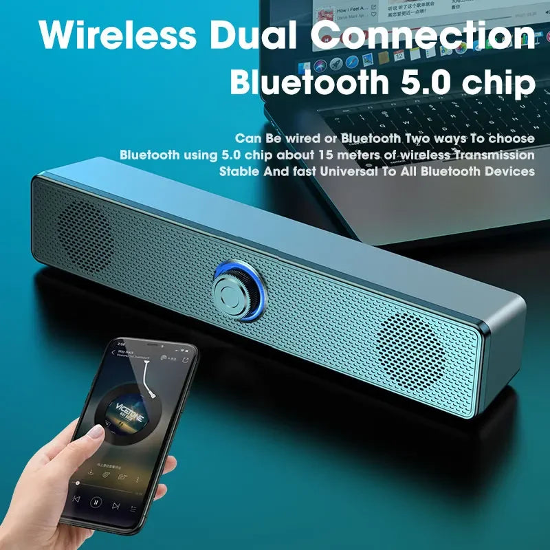 PC Soundbar Wireless Bluetooth Speaker